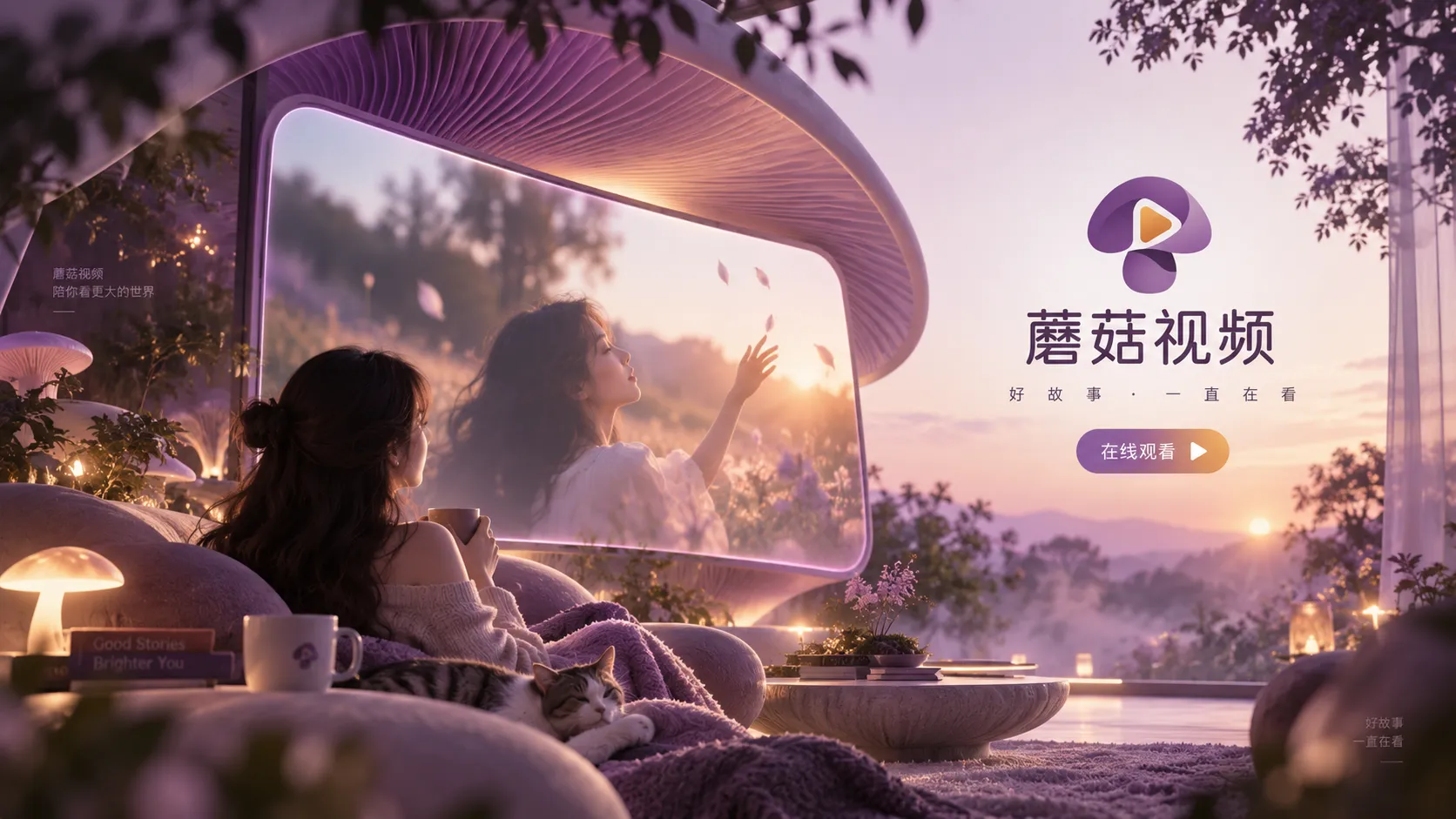 蘑菇视频影视剧集与短片浏览主题
